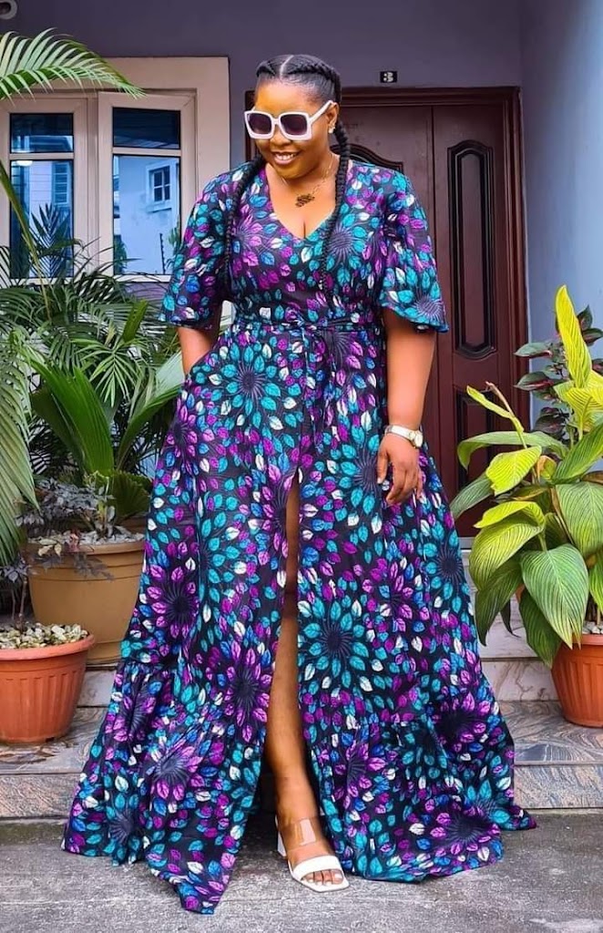 Gorgeous Classy Ankara long gowns - Somyarriy's Blog